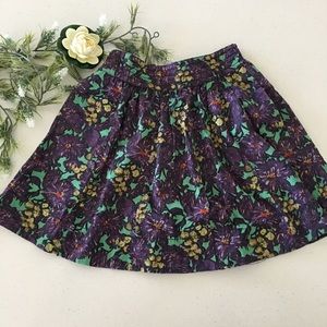 J. Crew mini A line floral summer pocket skirt 4
